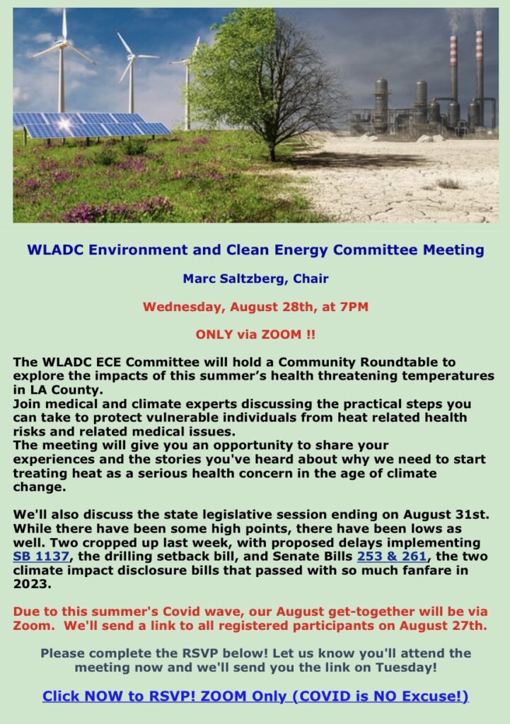 WLADC Environment and Clean Energy Committee Meeting